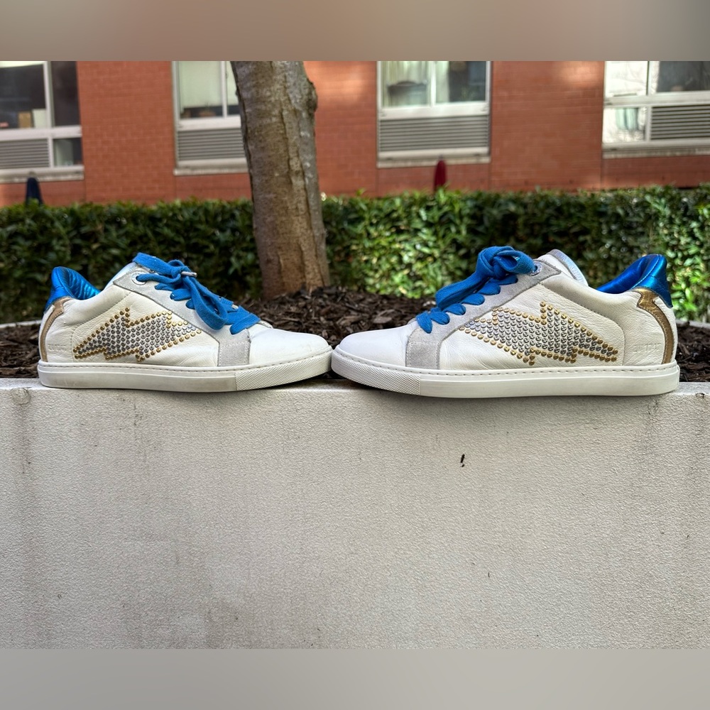 Super cool Zadig and Voltaire thunder bolt sneakers